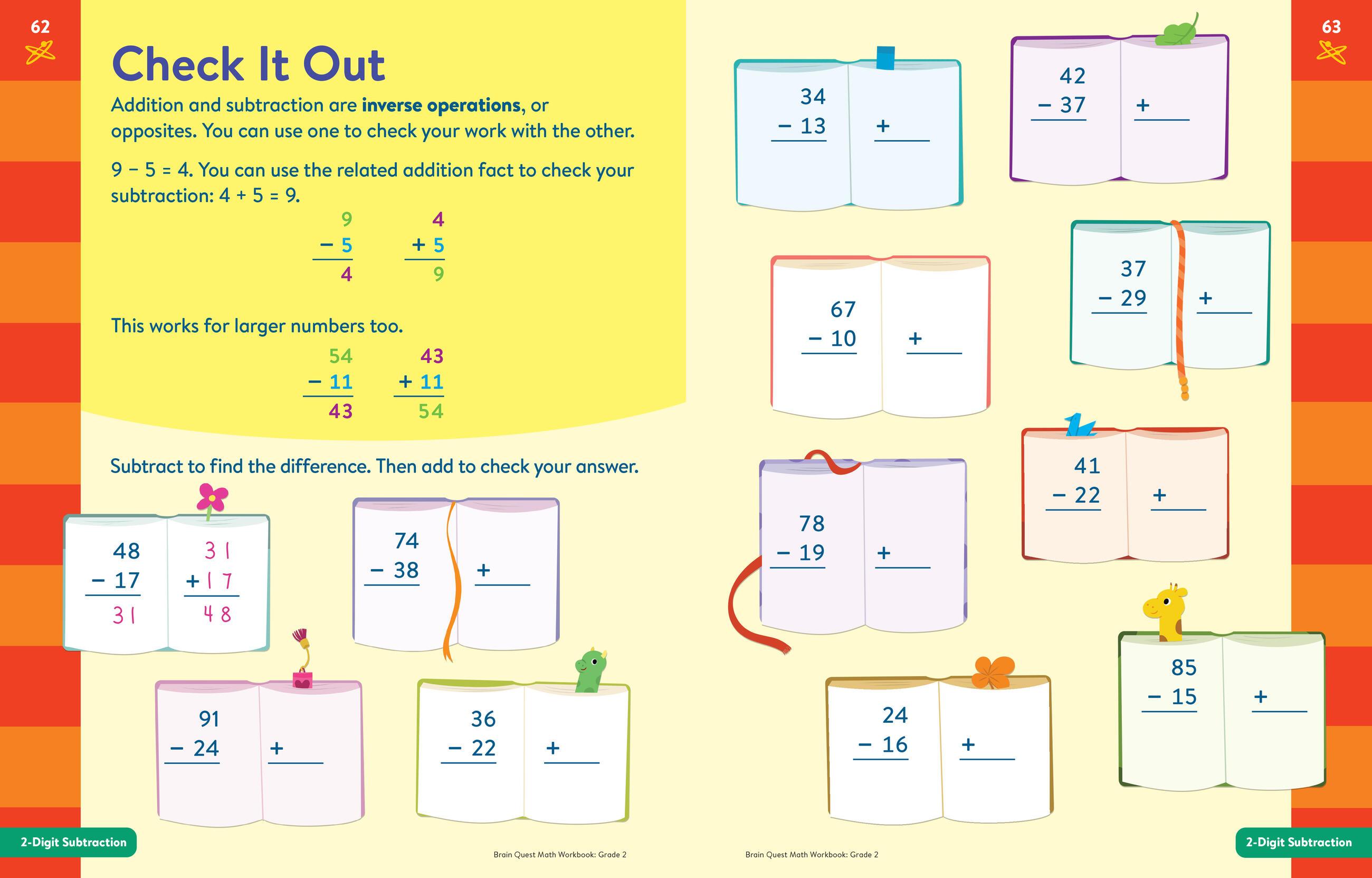 Workman Math Book Brain Quest Math Workbook: 2nd Grade by Workman Publishing | Hachette ...